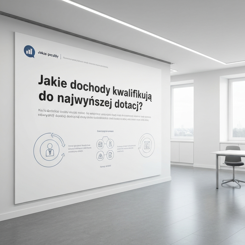 Jakie dochody kwalifikuja do najwyzszej dotacji